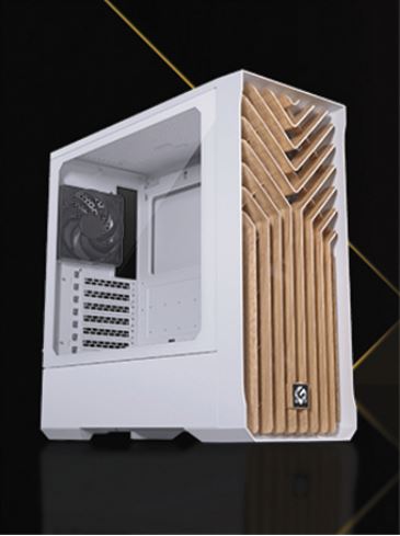 MagniumGear Neo Air 2 ATX Mid-tower, High Airflow wood texture front ...